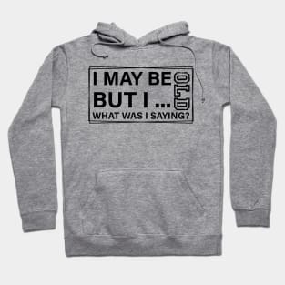 sarcastic I May Be Old But What Was I Saying funny dad Hoodie